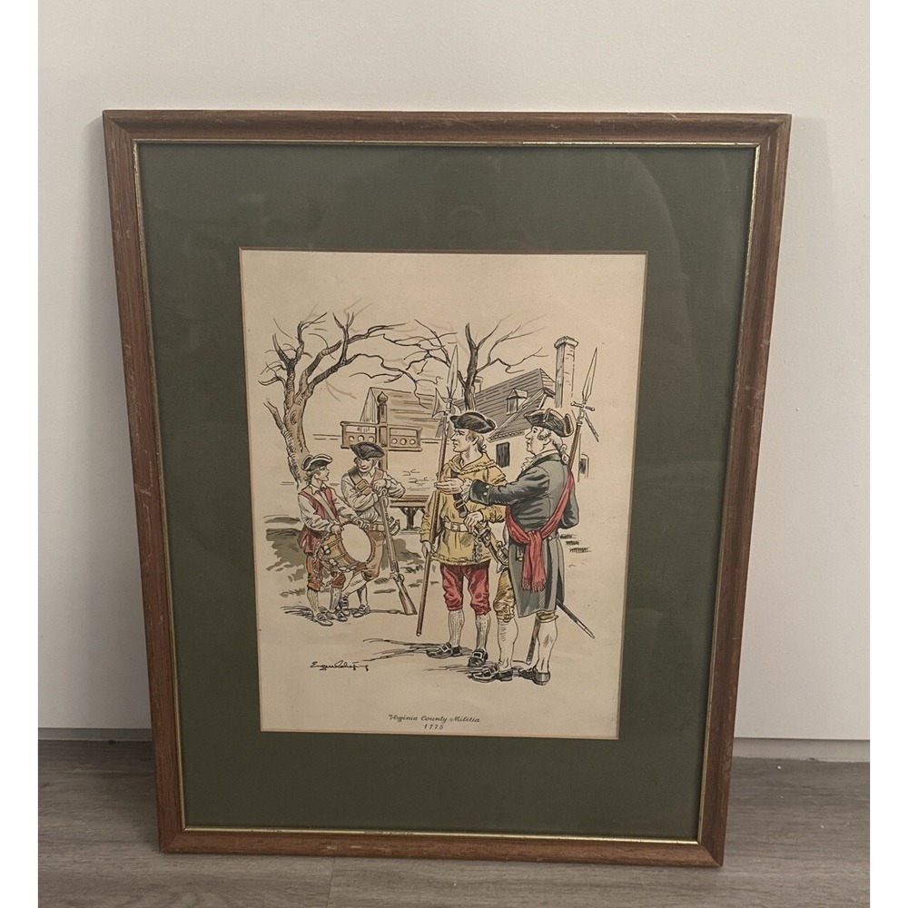 Virginia Country Militia 1775 Wall Art, Print